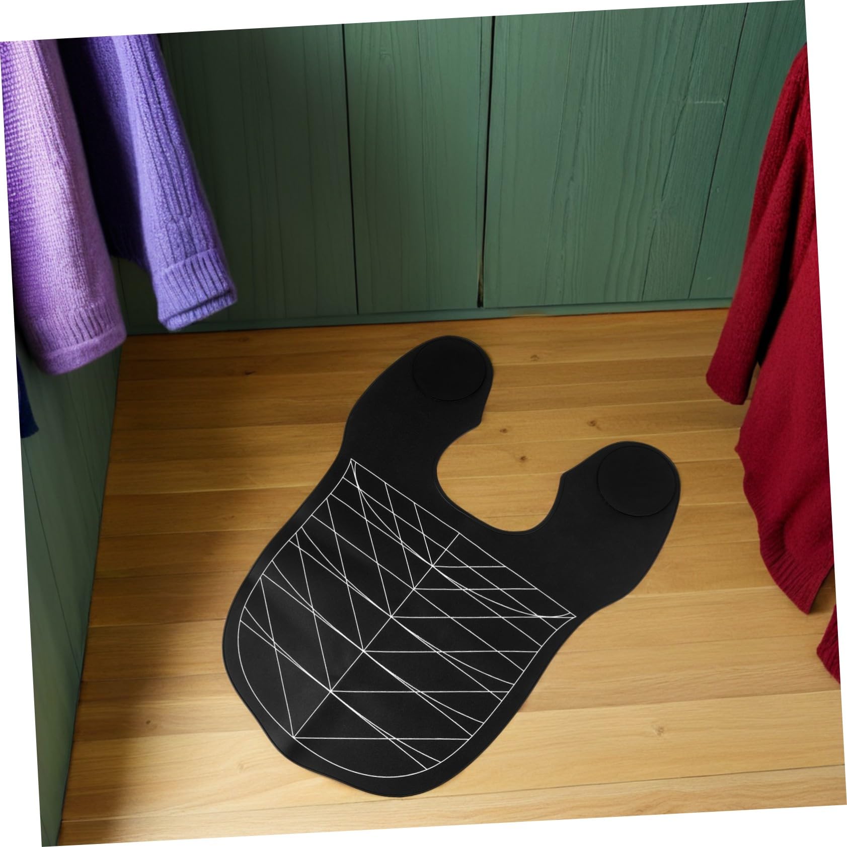Healeved 2 Sztuki Farbowanie włosów szal Zapasy do cięcia włosów Cape Cape Black