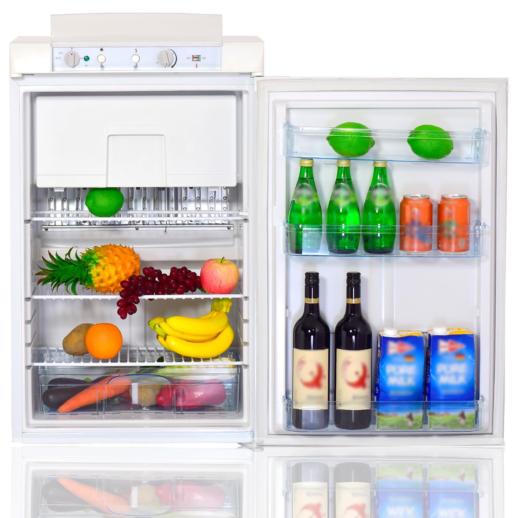 Buy Smad Fridge Freezer, 3 Way Fridge Freezer Camping, Refrigerator