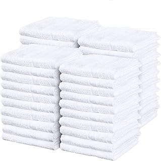 Sponsored Ad - Simpli-Magic 79118 Commercial Grade Soft Plush Cotton Terry Towels, 60-Pack, White