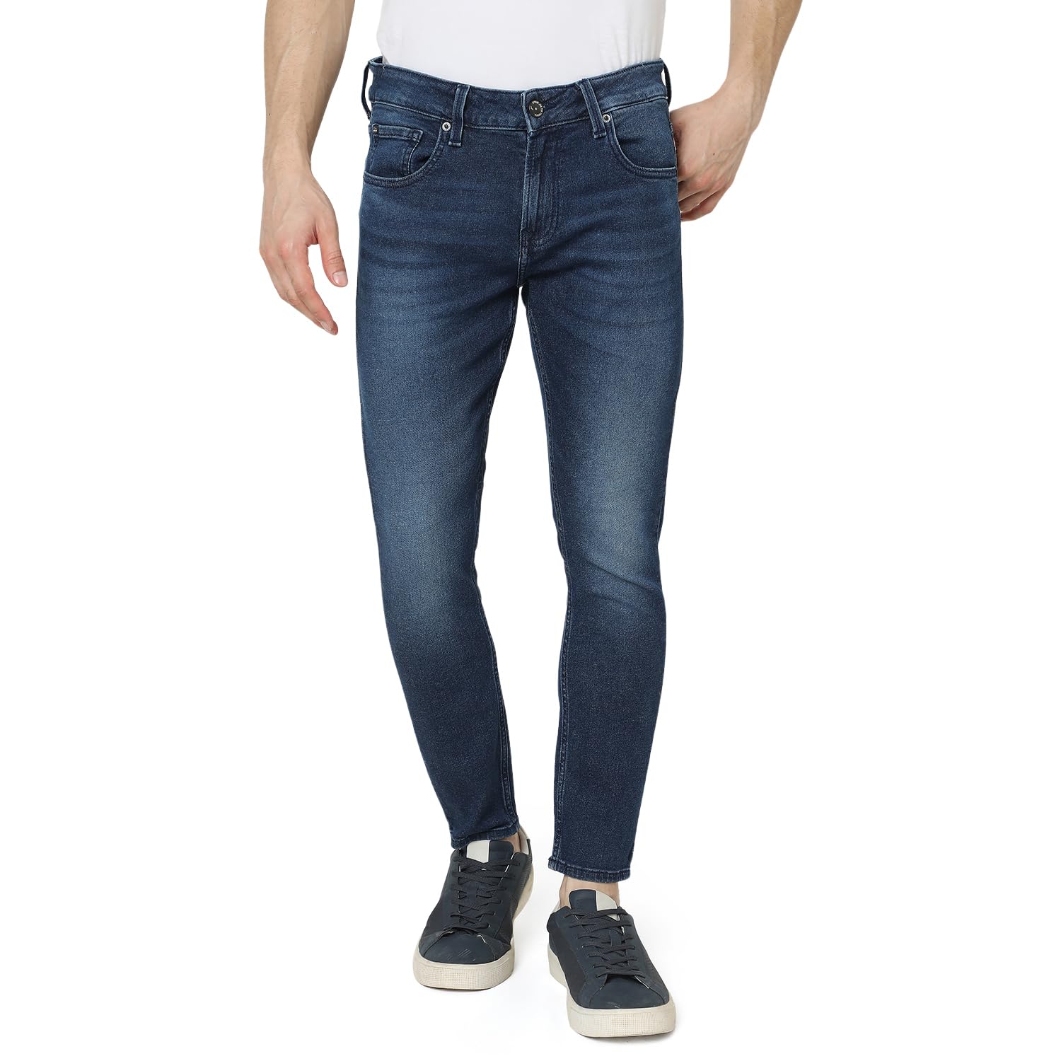 spykar Men's Slim Fit Mid Rise Jeans-picture-17