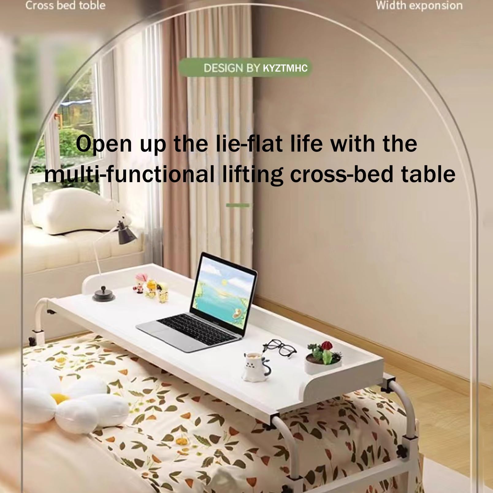 Table à roulettes de lit portable réglable pour la maison et l'hôpital 115210 cm Station de travail debout et table médicale roulante