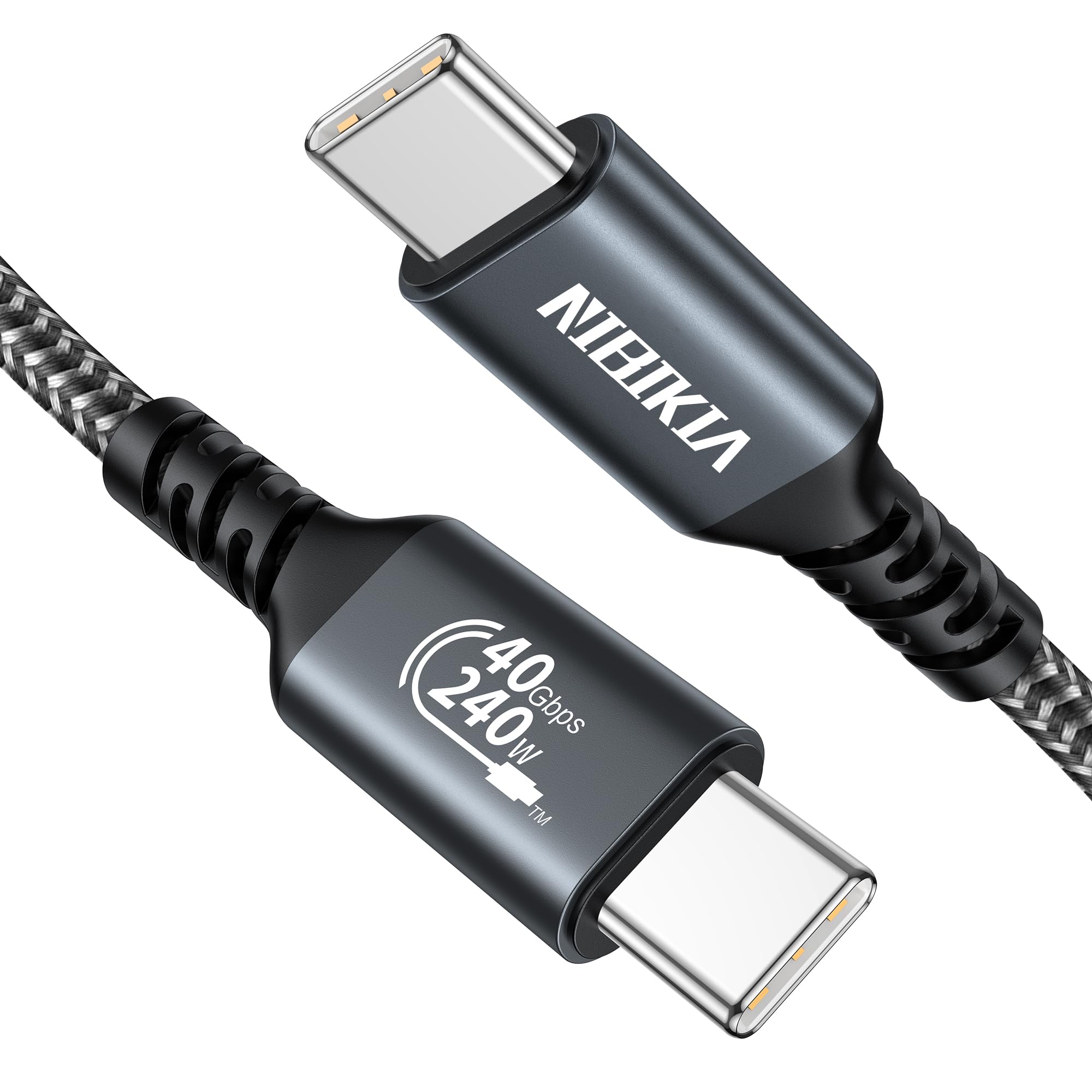 Ubluker Cavo USB C a USB C 40Gbps 1M, 240W 100W 60W USB4 24PIN per Ubluker Cavo USB C a USB C 40Gbps 1M, 240W 100W 60W USB4 24PIN per