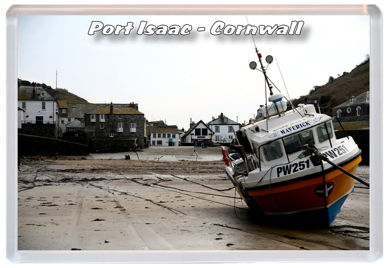 Baked Bean Store Port Isaac - Cornwall - 96 x 67mm Jumbo Fridge Magnet/Magnets BBSFHM416