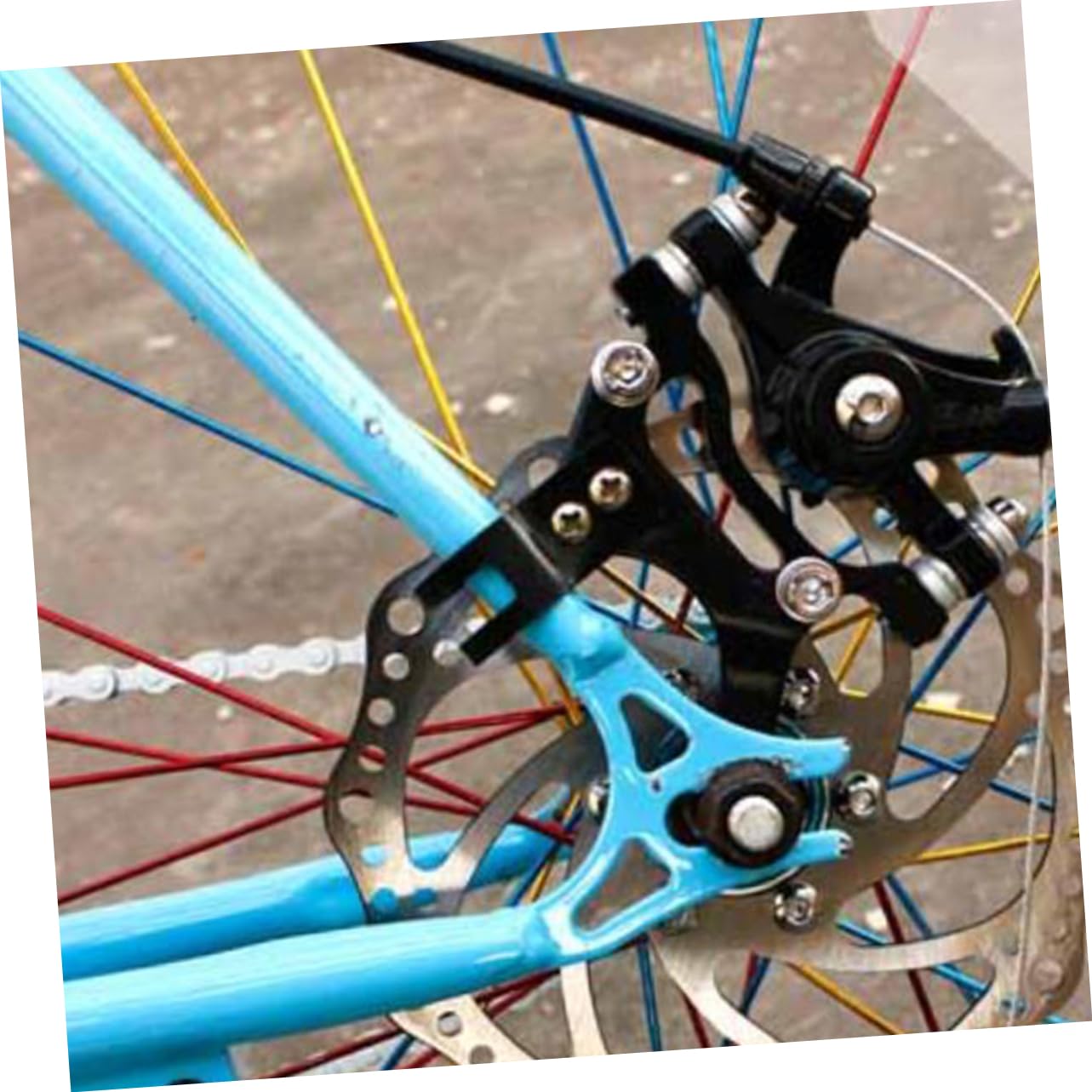 Gatuida Bremshalter Adapter Für Scheibenbremsen Einstellbare Carbonstahl Bremsadapter Für Fahrräder Zur Umrüstung Von Standard Scheibenbremsen