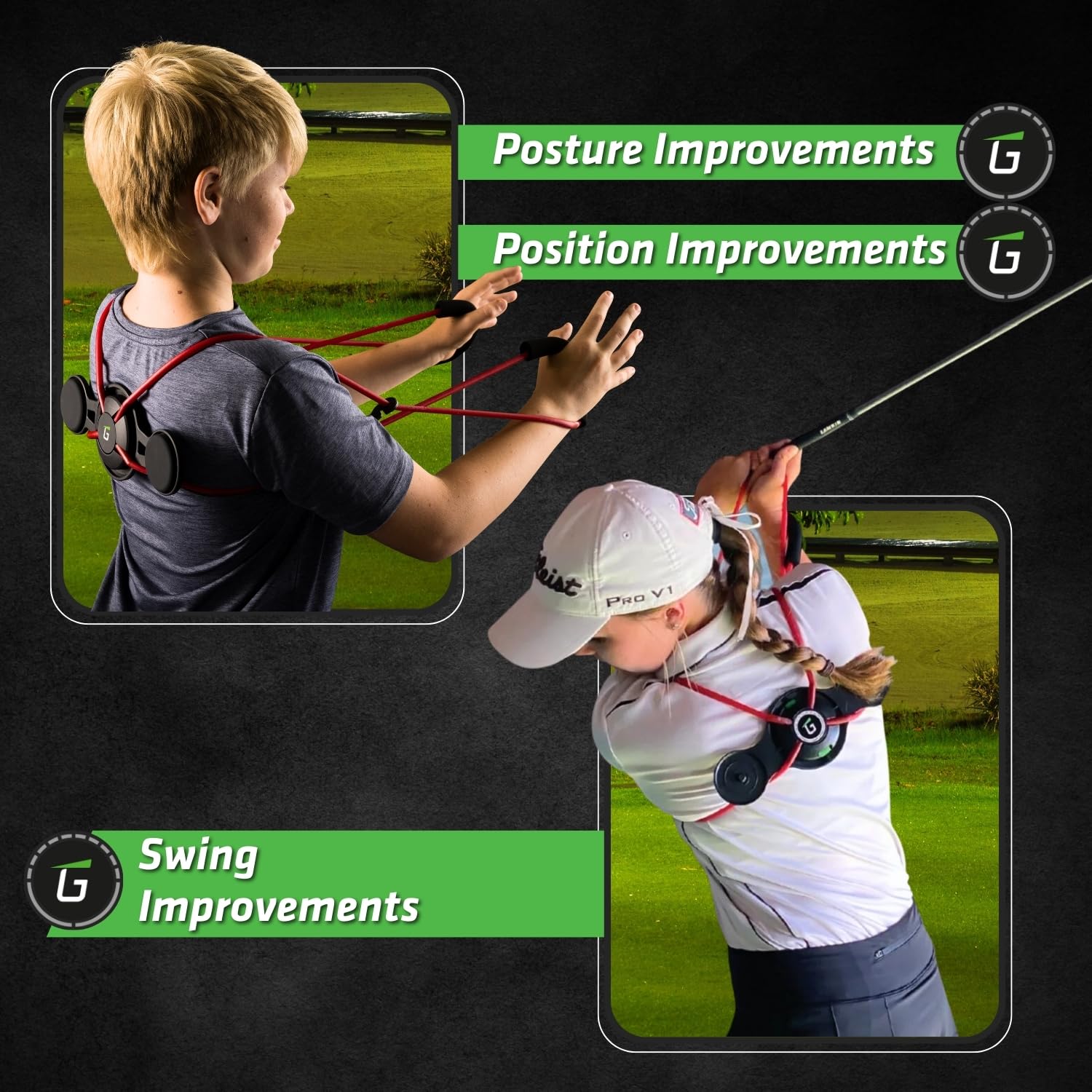 Amazon.com : GRAVITYFIT Golf Swing Trainer | Trusted by PGA