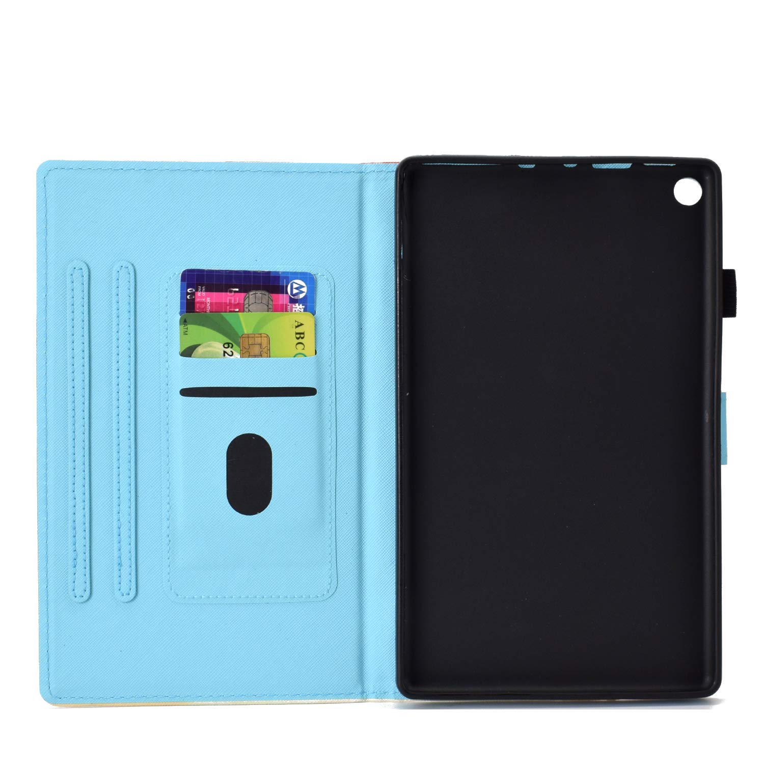 Custodia In Similpelle Per Amazon Fire HD 8 2022 (12ª Gen.) Con Supporto E Funzione Sonno/sveglia, Magnetica