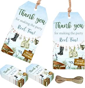 Kreat4joy Decorazioni Festa Pesca, 2 Striscioni Per Baby Shower E 1° Compleanno Tema Pescatore