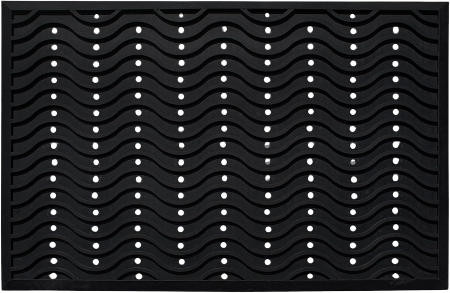 A1HC New Natural Rubber Premium Scrapper Door Mats-Keeps Mud and Dirt Away for Commercial and Residential Use, Office Entrance, Retail, Restaurants, Homes & Any Areas Where is Heavy Traffic 36"x60"