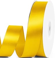 Vista 169 de Cinta de satén de 5/8" x 100 yardas - Cinta de seda naranja otoñal con carrete - Ideal para envolver regalos, ramos florales, manualidades