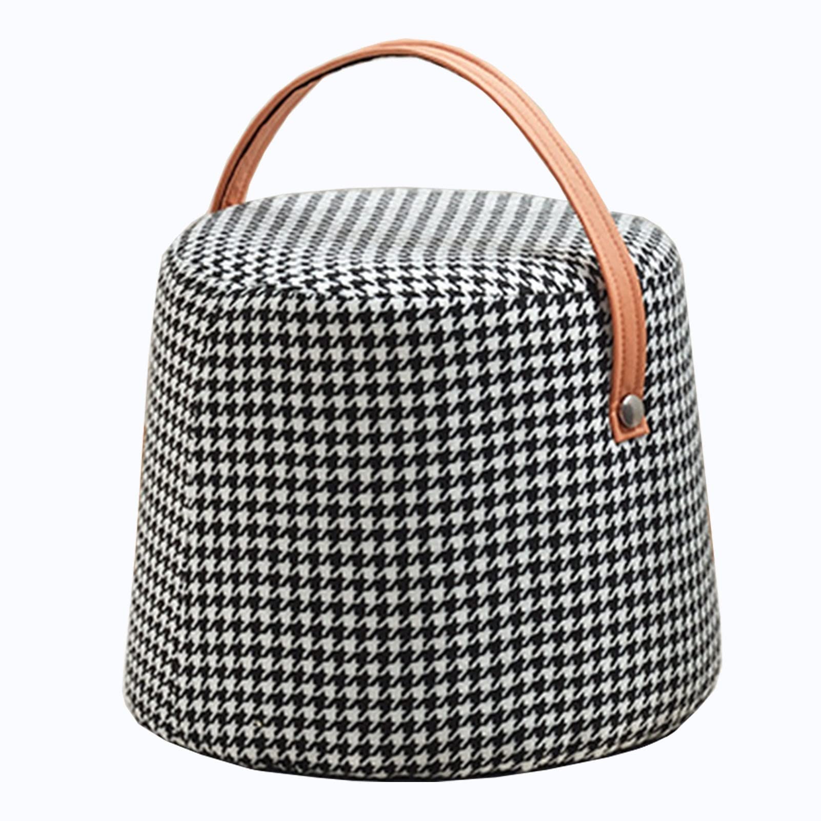 Ottoman en lin de 27,9 cm comme tabouret et repose-pieds gain de place pour studio