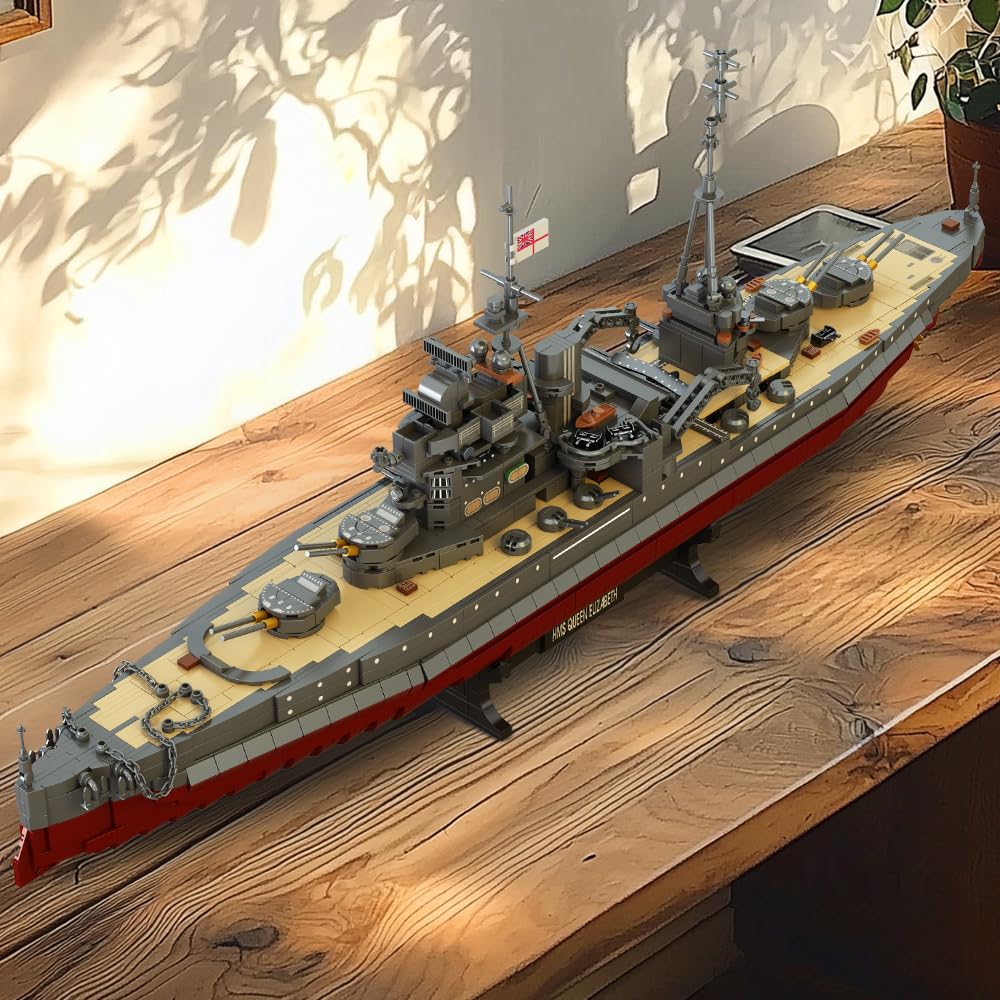 Amazon.com: DUANT Queen Elizabeth-Class Battleship Building Set