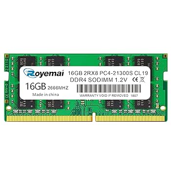 DDR4 21300S PC4 2666 16GB SODIMM, DDR4-2666MHz PC4-21300