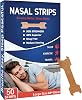 Nasal Strips - 120 Count Nasal Strips for Snoring, Extra Strength Tan Nasal Breathing Strips to Improve Sleep, Instant Nasal Congestion Relief Caused by Colds & Allergies