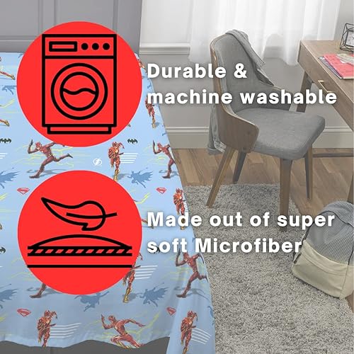 Miniatura 363 de Franco - Juego de edredón y sábanas supersuaves con funda, para niños, 7 piezas, tamaño matrimonial, Five Nights at Freddy's Cinco noches en Freddy's