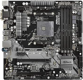 ASRock B450M Pro4 マザーボード ASRock B450M PRO4 AM4 AMD Promontory B450 SATA 6Gb/s USB 3.1 HDMI