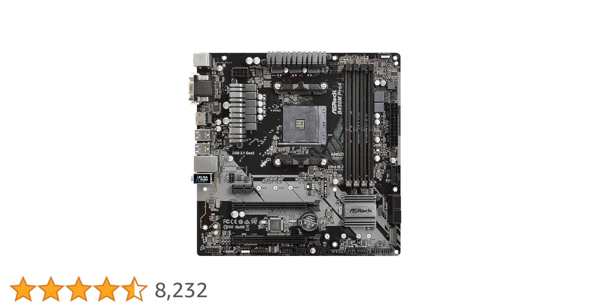 AMD Ryzen 7 5700G ＋ ASRock B450M PRO4 ASRock B450M PRO4 R2.0 Micro ATX Motherboard AMD Ryzen support.