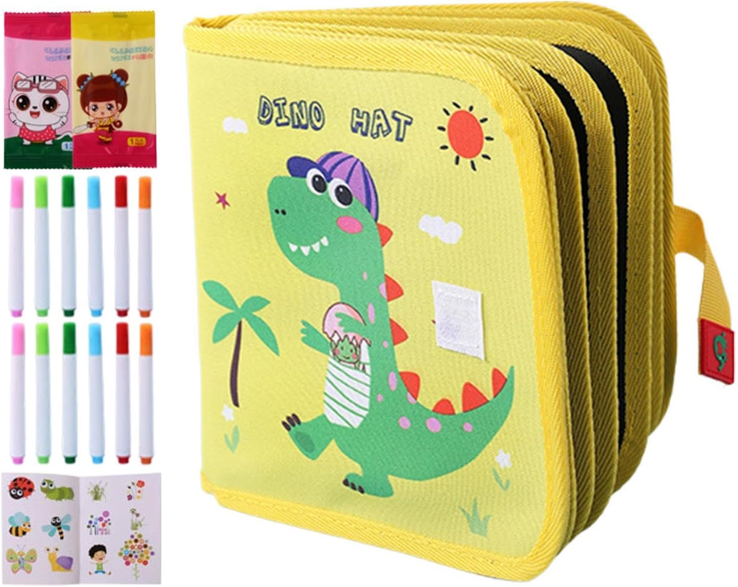 Reusable Scribble Book, Erasable Doodle Pads, 8x6 Inches Scribble Pad with Durable Material, Erasable Drawing Pad with Smooth, Scribbles Book for Boys & Girls Home and Classroom Use
