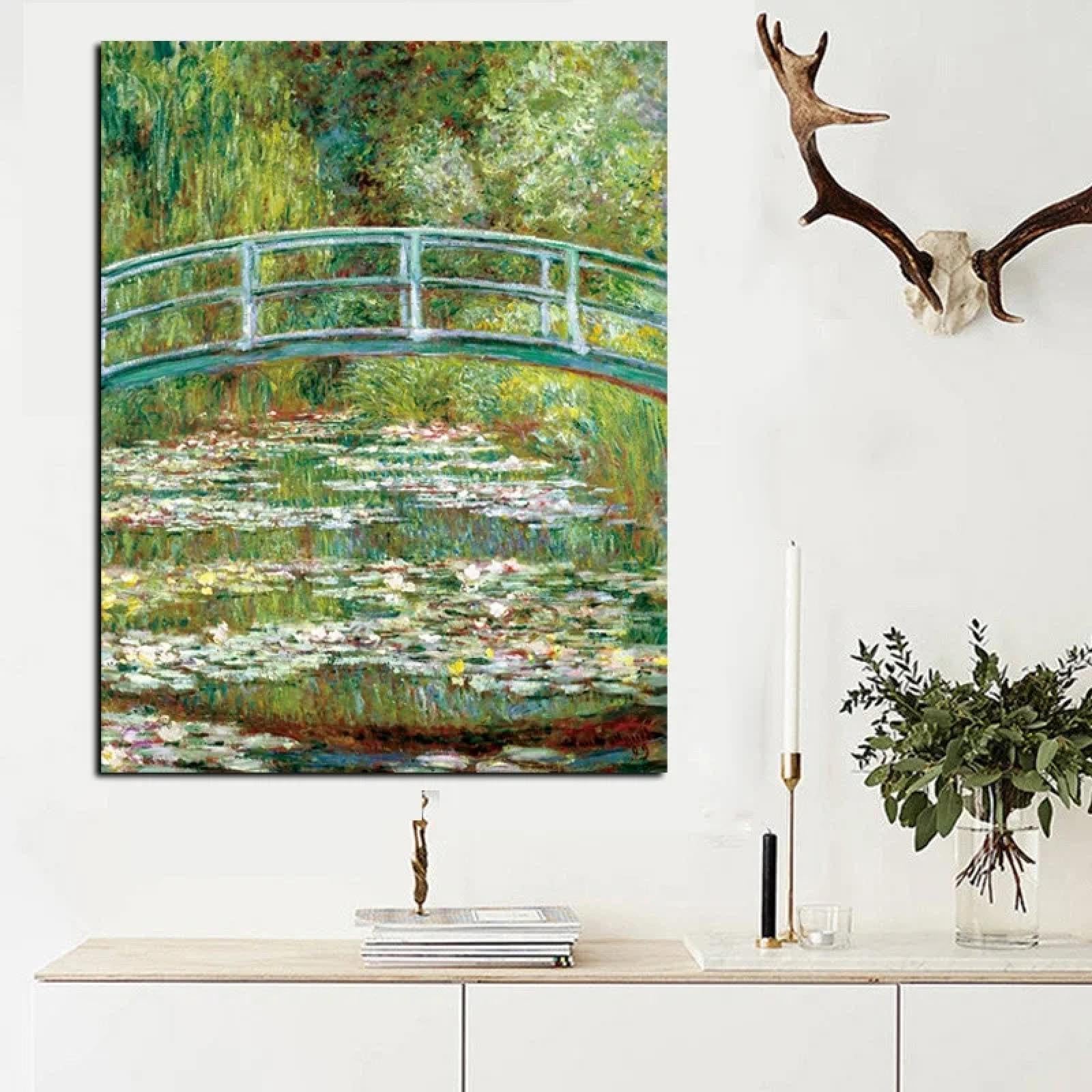 Tableau Monet Nénuphars : la solution pour vos murs vides et ternes - 8