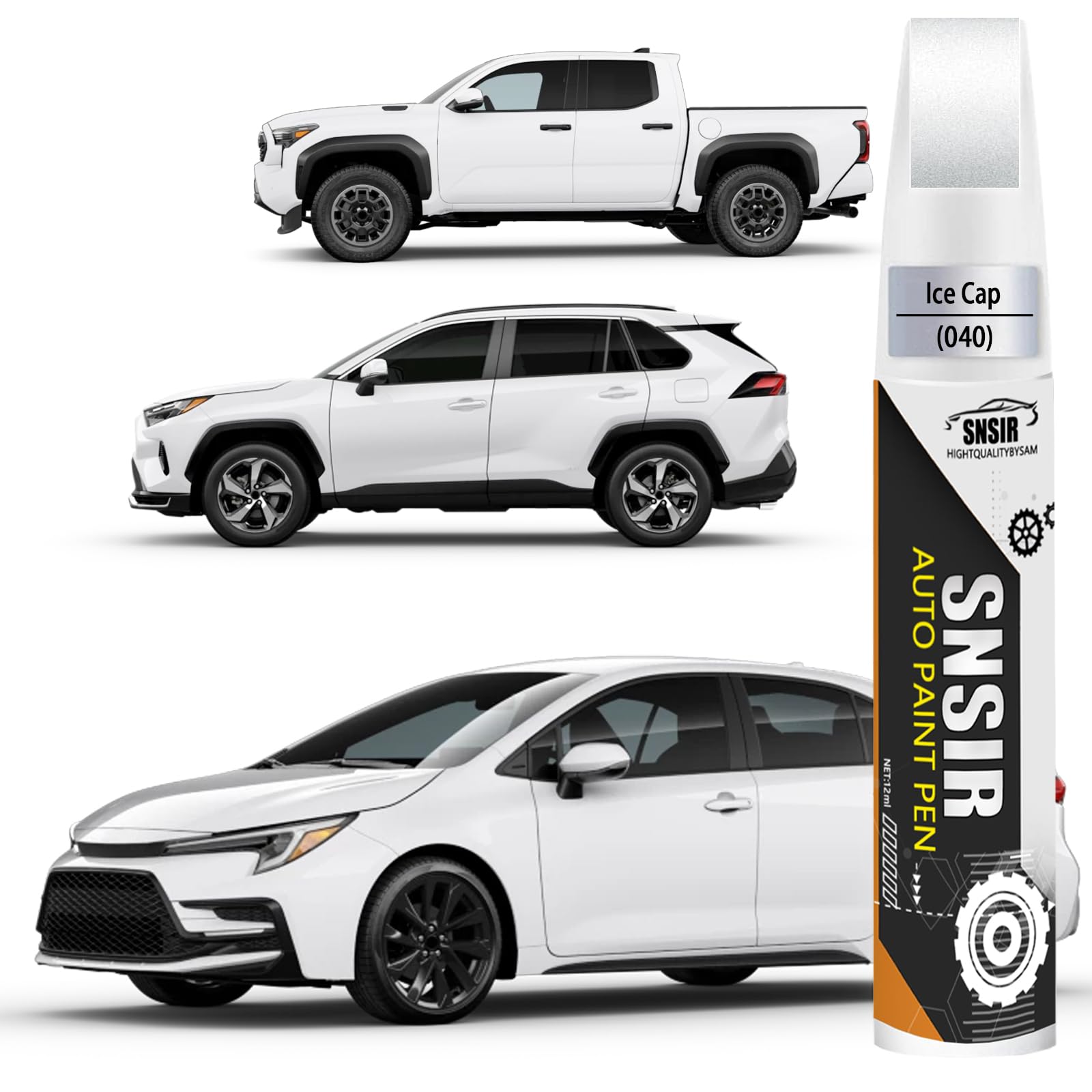 SNSIR Car Touch up Paint(040 Super White/Ice Cap) - paints and primers | Mubboo