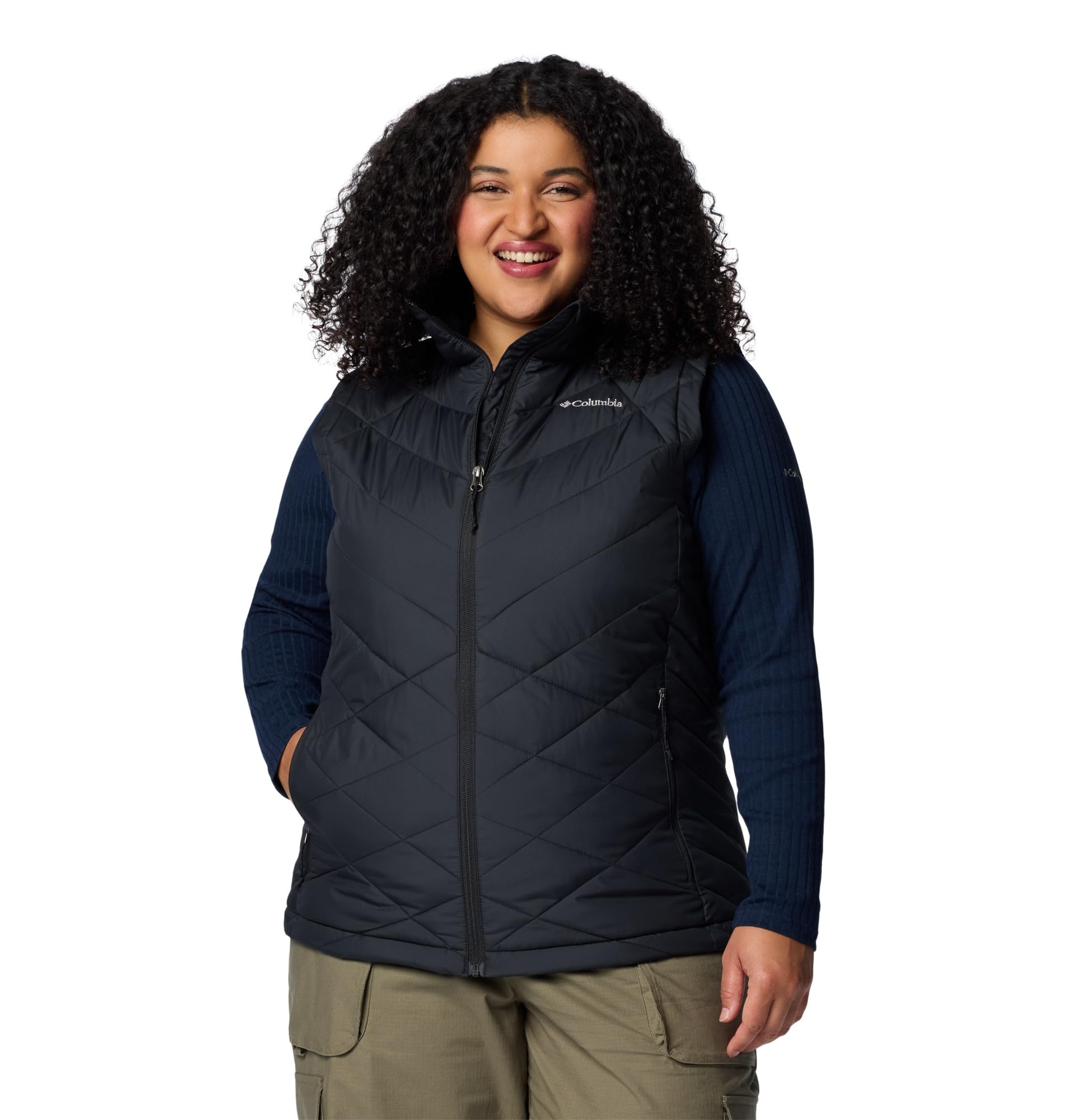 Columbia Heavenly Vest, Chaleco Acolchado para Mujer