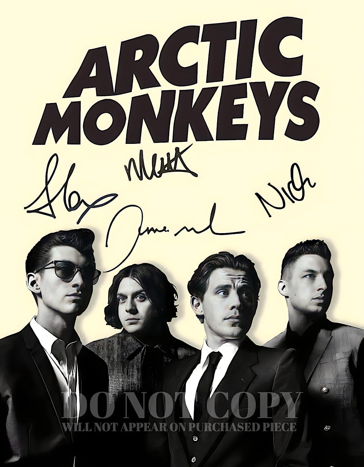 Amazon Arctic Monkeys Poster 8 X 10 Magnificent Band Portrait