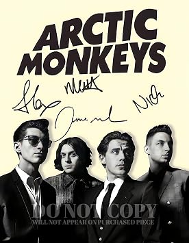 Arctic Monkeys Poster 8 X 10 - Magnificent Band Portrait - Photograph - Rock and Roll - The 2010s - AM - Legendary British Music - Sheffield, England - Alex Turner - Group Photo - Rare Art Print
