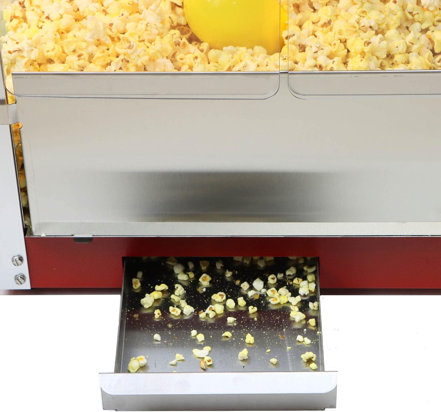 Paragon Theater Pop 8 Ounce Popcorn Machine for Professional Concessionaires Requiring Commercial Quality High Output Popcorn Equipment, Red