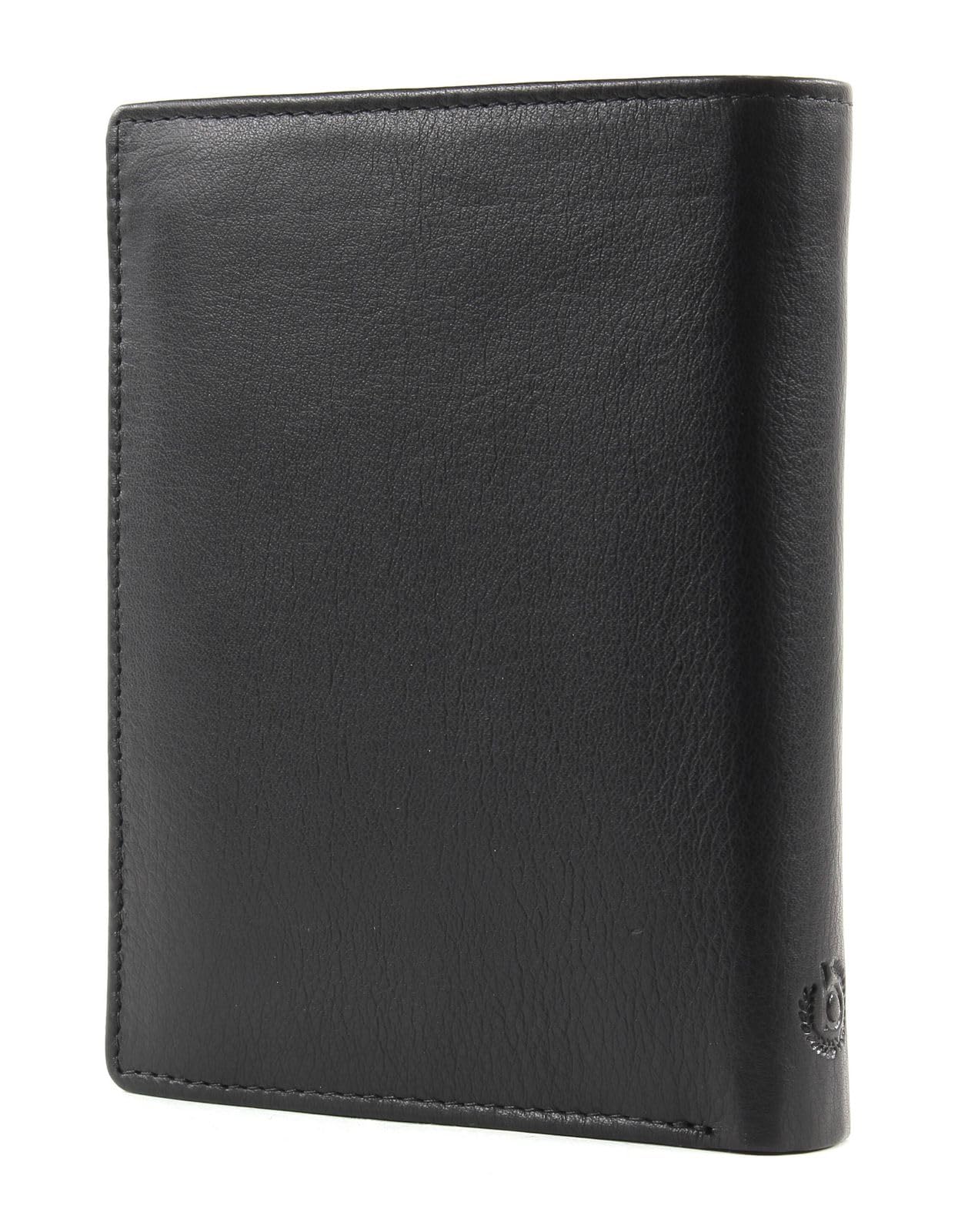bugatti Vertice Leder Herren Portemonnaie, Wallet Geldbörse, Schwarz