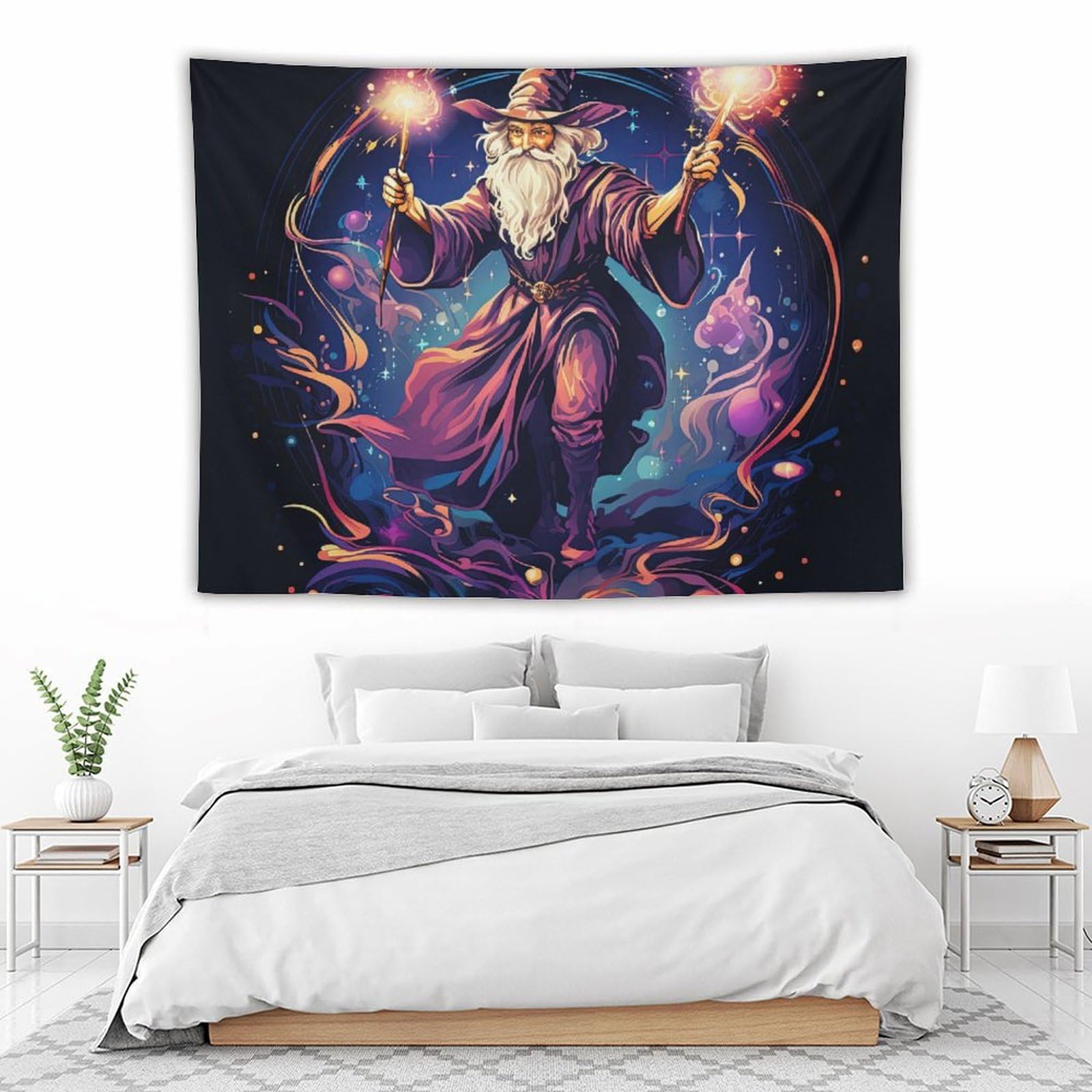 Amazon.com: VAGGUT Wizard Tapestry Darkness Bedroom Decoration
