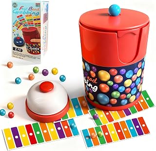 Fast Bead Grabbing Game,Match Color Bingo Game Set,Color Games for Adults,Hand Eye Coordination Training,Perfect for Family Game Nights and Group Gatherings