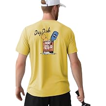Mens T-Shirts for Pickleball-Sport - UPF 50+ Quick Dry Performance Short Sleeve Tee