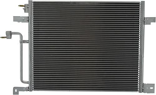 Vista 128 de TRQ Condensador de aire acondicionado A/C compatible con Chrysler Town & Country 2008-2016, Dodge Grand Caravan 2008-2019, Ram C/V 2012-2015