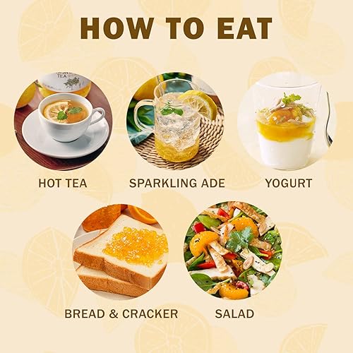 Miniatura 11 de KPANTRY Honey Citron & Ginger Tea – Mermelada coreana con yuzu fresco, jengibre y miel variada – Ideal para ensalada, mermelada, té caliente y frío