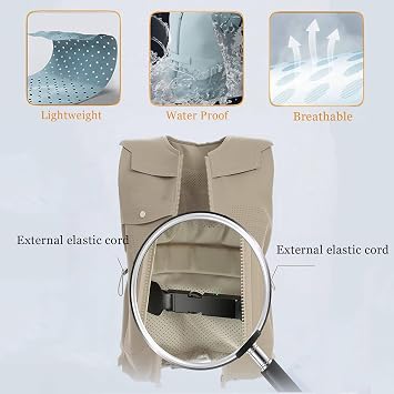 Elderly Anti-Fall Airbag Vest, Cycling Airbag Jacket for Seniors, Smart Wearable Rehabilitation Protective Gear with APP Remote Monitoring Alarm,Blue(Mr)-M
