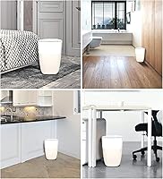 Vista 6 de FORID Bolsas de basura pequeñas transparentes de 1.2 galones, 330 bolsas de basura para baño, dormitorio, oficina, bote de basura de 5 litros, bolsa