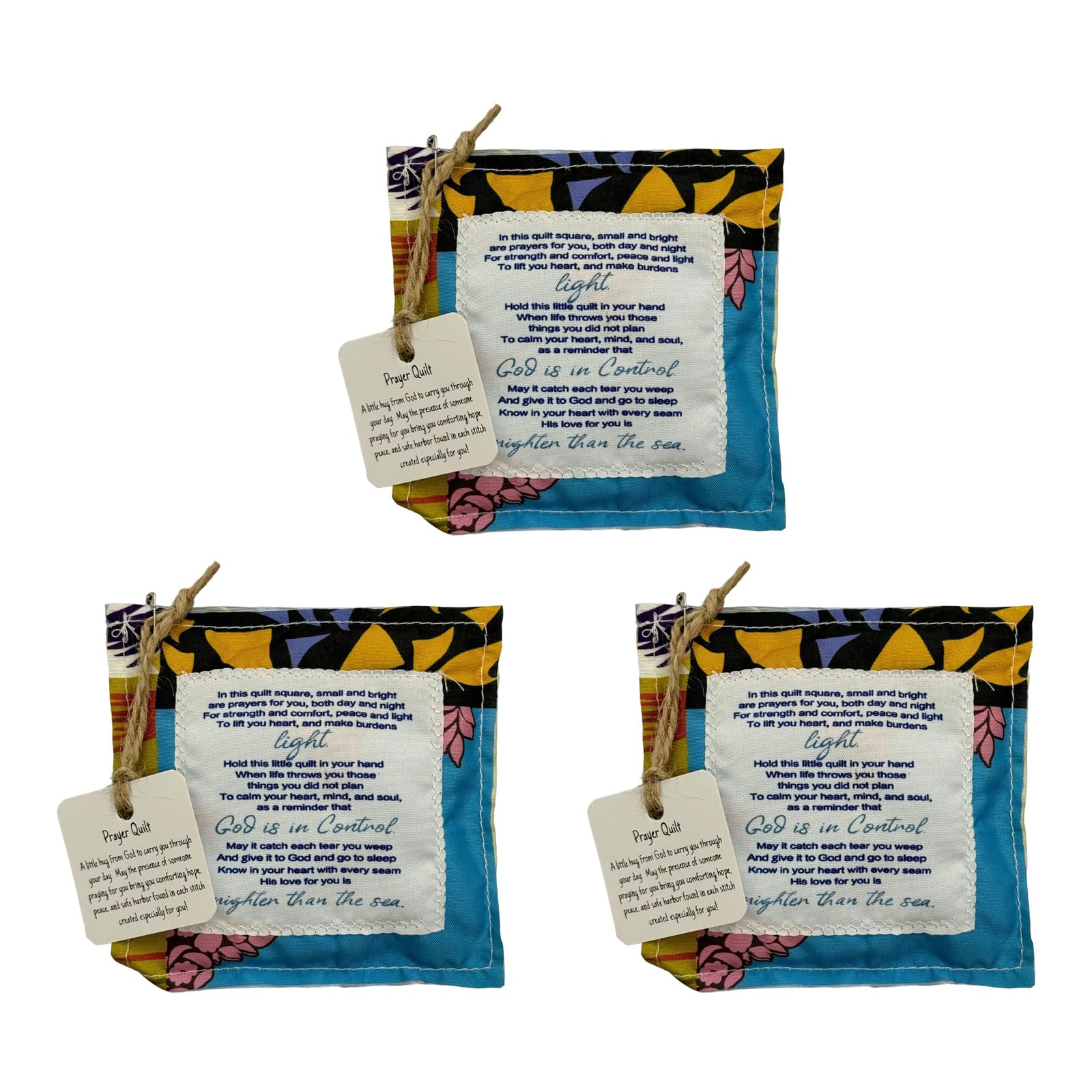 hogtnd Durable Fabric Prayer Bags with Uplifting Messages for Home, Worship, and Religious Bags to Promote Inner Peace
