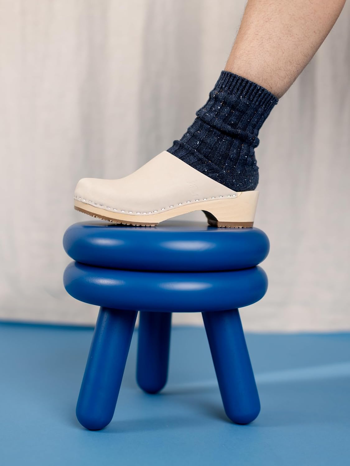 Sandgrens Handmade Swedish Wood Clogs for Women, Low Heel Mule | Austin - Image 2