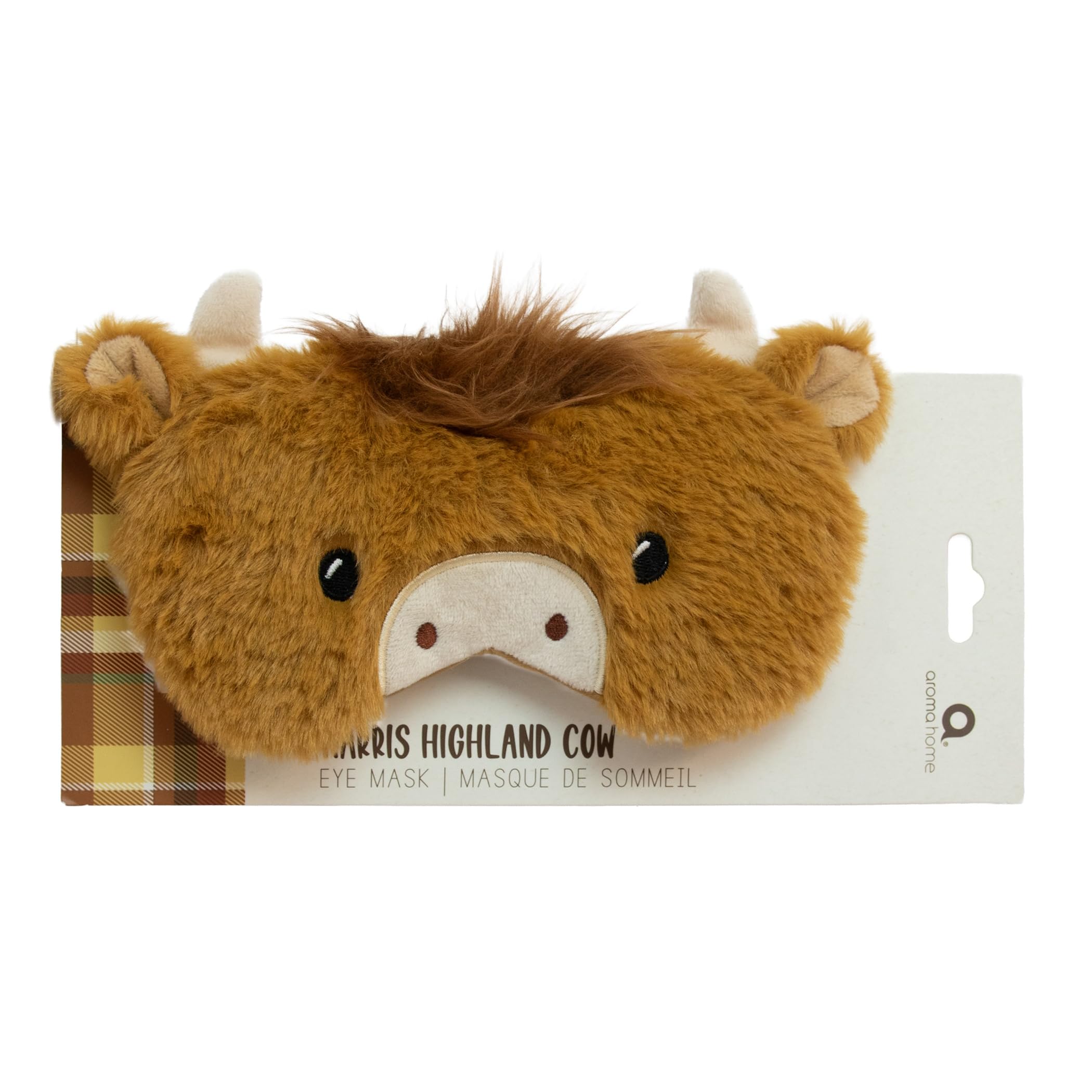 Aroma Home Highland Cow Sleep Mask Light Blocking Travel Mask Cover Animal Themed Gift for Her