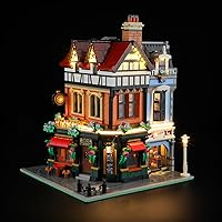 Vista 10 de BRIKSMAX Kit de iluminación LED para comisaría, compatible con el modelo de bloques de construcción Lego 10278, no incluye el juego de Lego