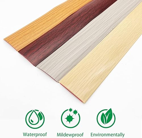 Miniatura 3 de Tira de umbral de PVC, tiras de transición de piso, tiras de moldura de puerta de alfombra, tiras laminadas para cubierta de suelo, tira divisora de