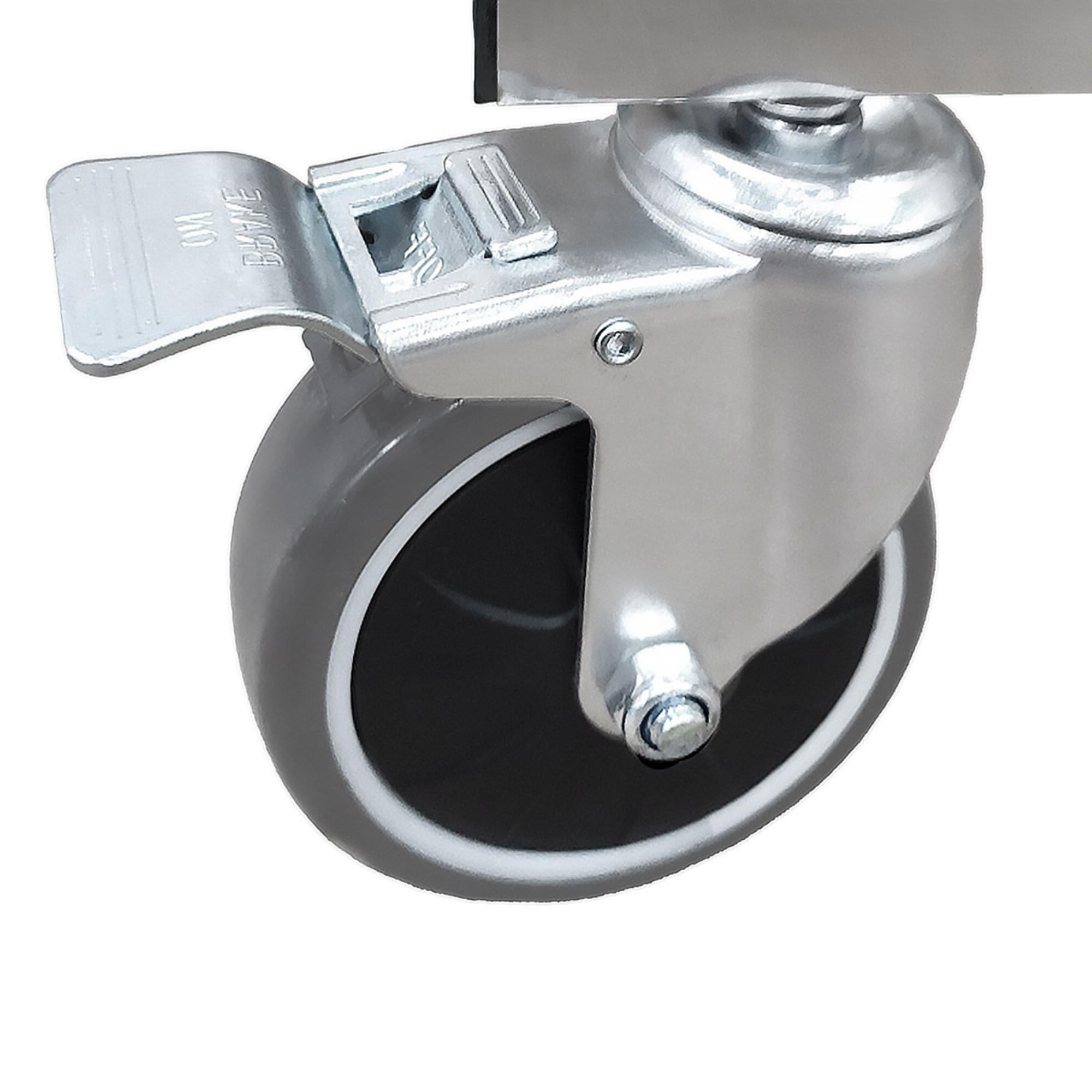 Carrello per piatti 80 capacità – Trasporto e stoccaggio efficiente – Acciaio inossidabile – Ruote Girevoli con Freni – Ideale per Restauro ed Eventi