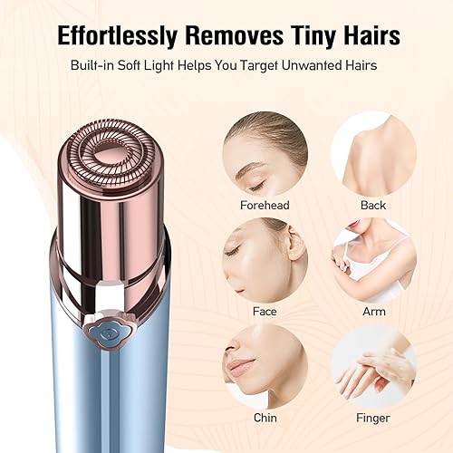 Miniatura 9 de Depilación facial para mujeres, dispositivo de depilación (2023), removedor de pelo recargable para mujeres, removedor de vello facial para cara,