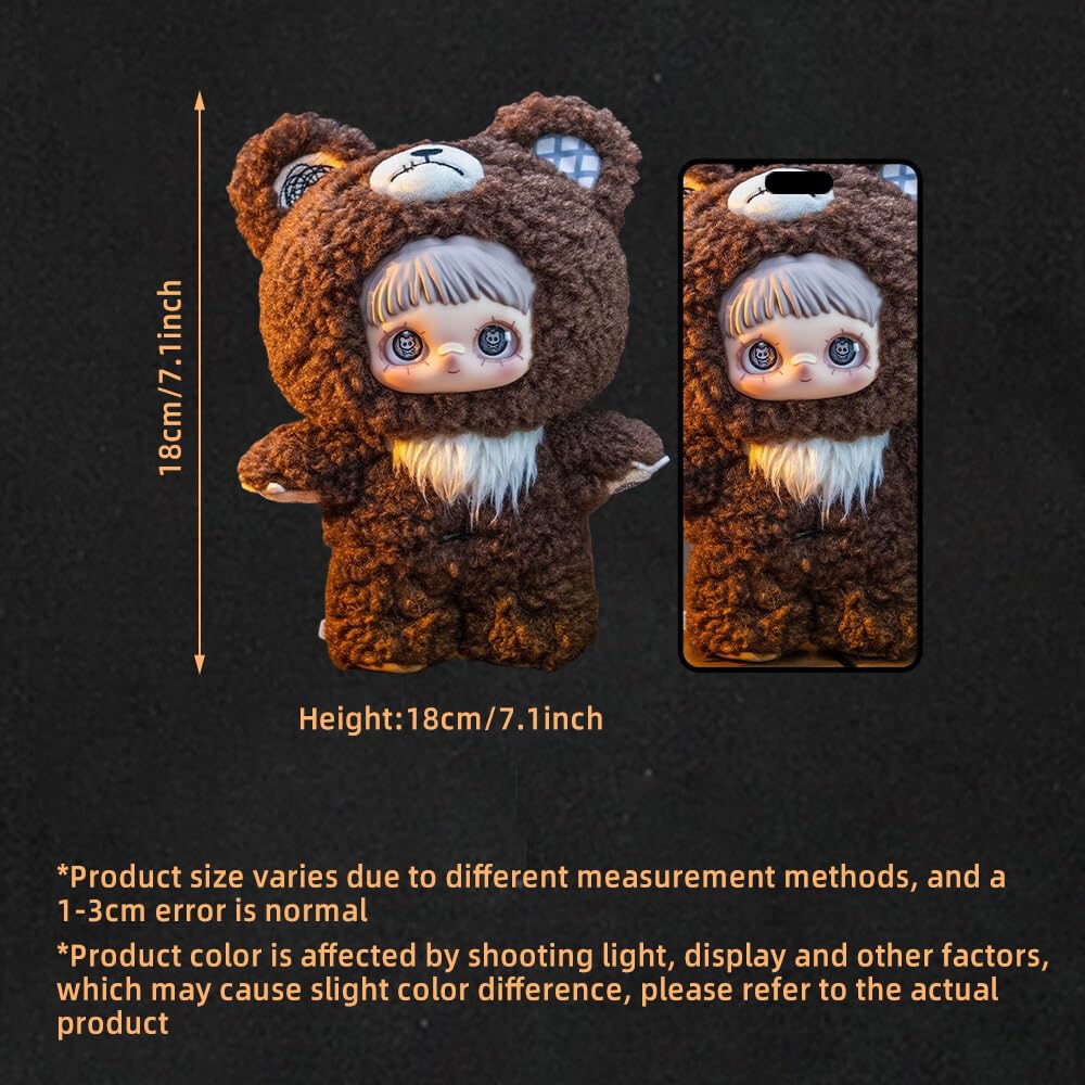 niannyyhouse Plüschpuppe Blind Box Maymei Dunkler Wald Serie, Gefüllte Plüschfiguren, Süße Sammlerstücke Geschenke (6STK)