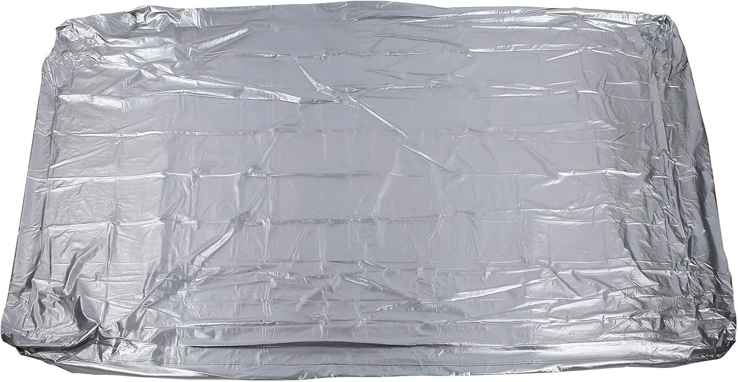 Outdoor Billiard Table Cover, Silver Protector, Lightweight Weatherproof Cover for Pool Table, Breathable Raincoat Fabric with Tear Resistance for