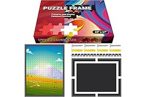 Calvana 20 x 27 Puzzle Frame: Display Your Jigsaw Masterpiece
