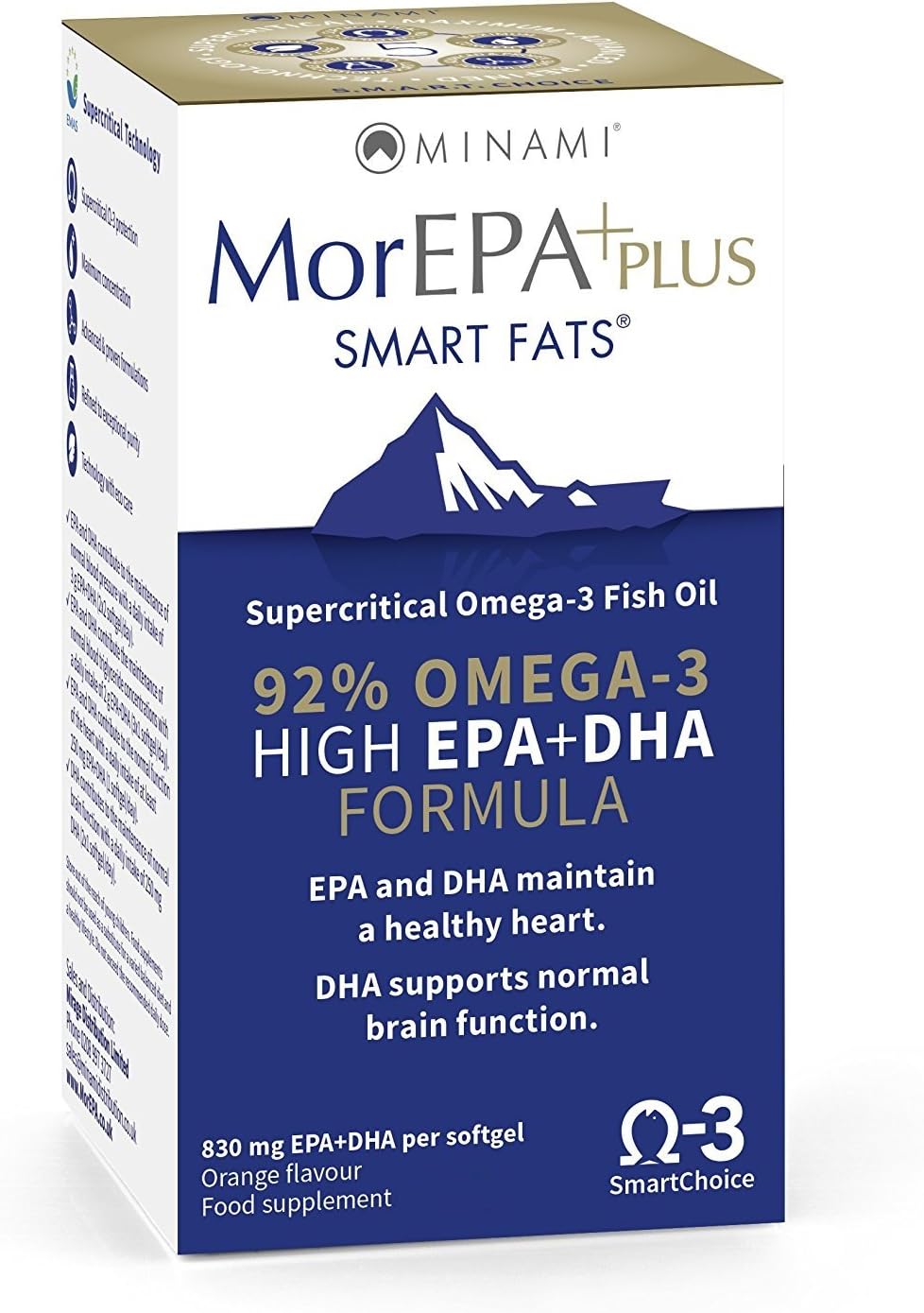 MorEPA Plus Omega 3, EPA, Healthy Heart, Cholesterol 60 (PACK OF 1)
