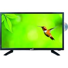 ASA Jensen JTV1917DVDC 19" 720p Inch LCD TV with Built-In DVD Player, DC Power , Black