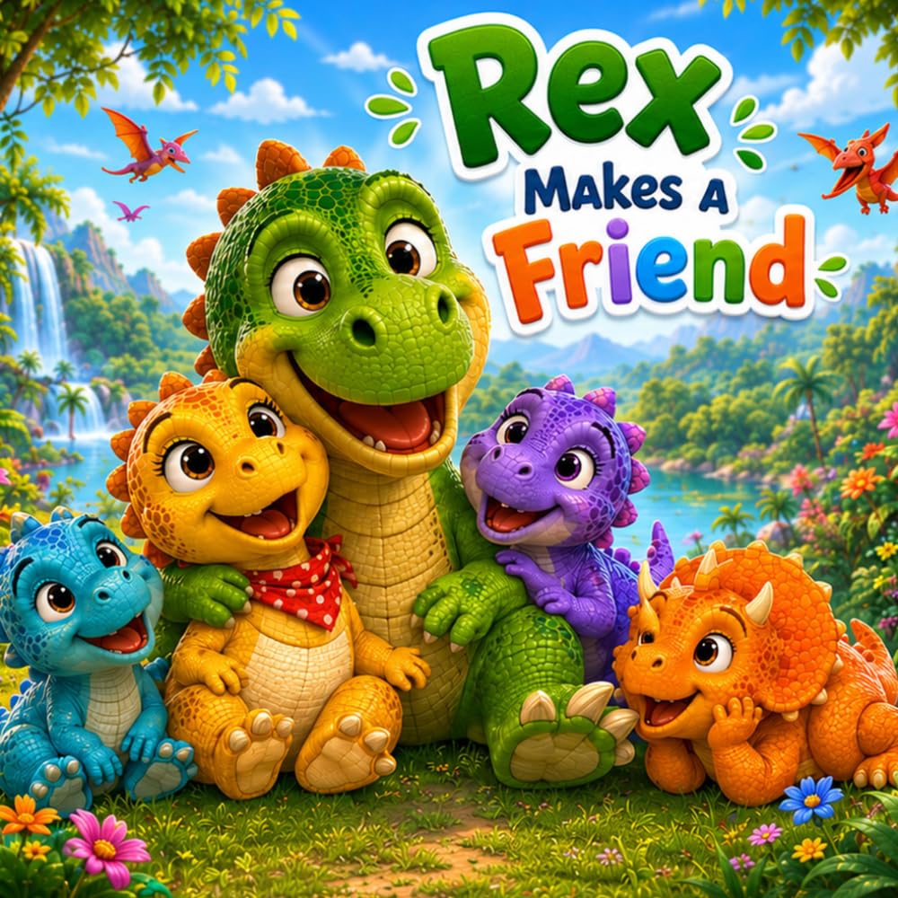 Rex Makes a Friend: A Heartwarming Story About Kindness, Courage, and Friendship
