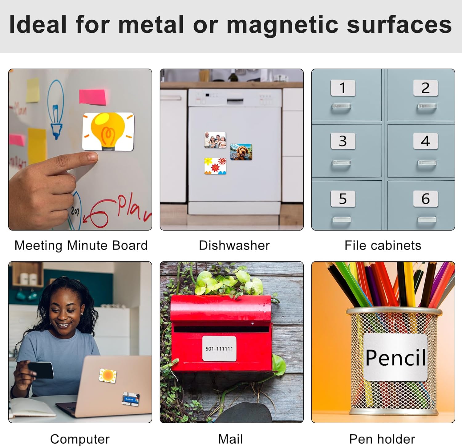 60 Pcs Sublimation Magnets Blank 3.5 x 2.3 Inch Personalized Fridge Refrigerator Magnets Blanks DIY Sublimation Refrigerator Magnet Bulk Soft Magnetic for Kitchen Decorative Fridge Magnets