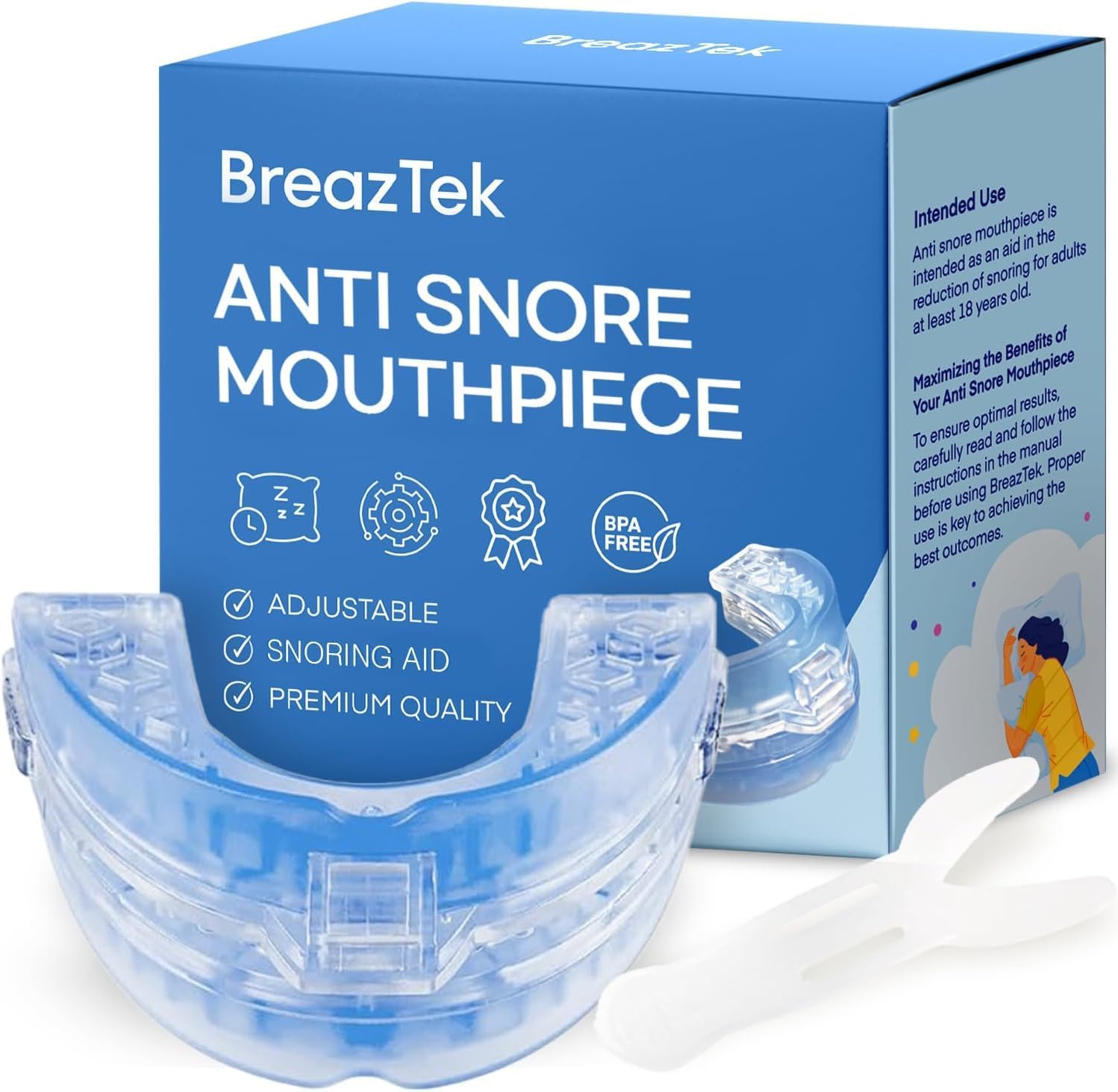 Amazon.co.jp: 【FDA登録工場製】BreazTek いびき防止 マウスガード
